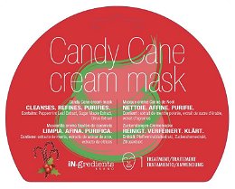 masqueBAR Čistiaca krémová pleťová maska Candy Cane (Cream Mask) 1 ks