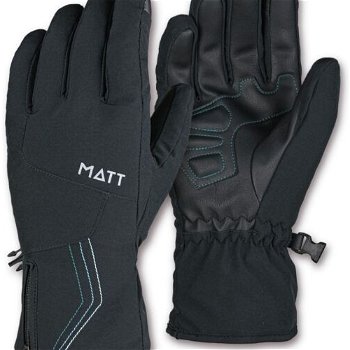 Matt ANAYET JUNIOR GLOVES Detské lyžiarske rukavice, čierna, veľkosť