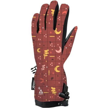 Matt GLOVES Detské lyžiarske rukavice, hnedá, veľkosť