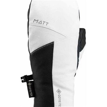 Matt SHASTA GORE-TEX MITTENS Dámske lyžiarske rukavice, biela, veľkosť