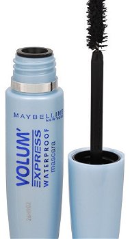 Maybelline Vodeodolná riasenka pre okamžitý objem Volum Express Waterproof 8,5 ml Black