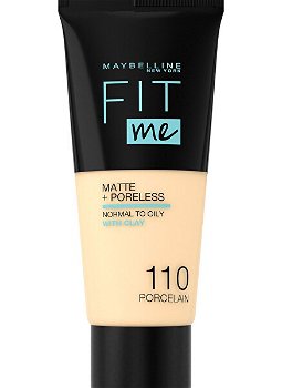 Maybelline Zjednocujúci make-up s matujúcim efektom Fit Me! (Matte & Poreless Make-Up) 30 ml 100 Warm Ivory