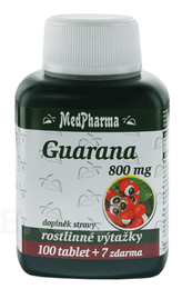 MedPharma Guarana 800mg 107 tabliet