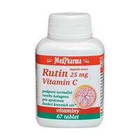 MedPharma Rutín 25 mg a vitamín C 67 tabliet