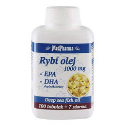 MedPharma Rybí olej 1000 mg 107 tabliet