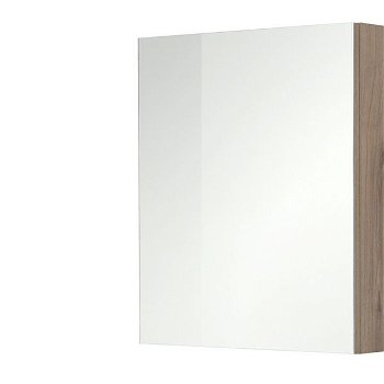 MEREO - Aira, kúpeľňová galerka 60 cm, zrkadlová skrinka, dub Kronberg CN715GD