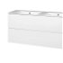 MEREO - Aira, kúpeľňová skrinka s keramickým umývadlom 121 cm, biela CN713