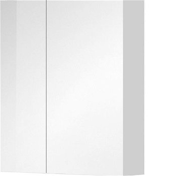 MEREO - Aira, Mailo, Opto, Bino, Vigo kúpeľňová galerka 80 cm, zrkadlová skrinka, biela CN717GB