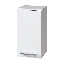 MEREO - Bino kúpeľňová skrinka horná 63 cm, pravá, biela CN666