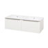 MEREO - Mailo, kúpeľňová skrinka s keramickým umývadlom 121 cm, biela, chróm madlo CN518