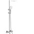 MEREO MEREO - Sprchový set: Termostatická nástenná vaňová batéria, ručná a tanierová sprcha a hadica CB60101TSL