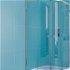 MEREO MEREO - Sprchový set z Kory Lite, štvrťkruh, 90 cm, chróm ALU, sklo Číre a vysoké SMC vaničky CK35123ZH