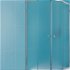 MEREO MEREO - Sprchový set z Kory Lite, štvrťkruh, 90 cm, chróm ALU, sklo Grape a vaničky z liateho mramoru CK35131ZM