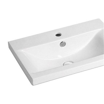 MEREO - Nábytkové umývadlo , 61x39,5x17 cm, keramické, biele UC6139
