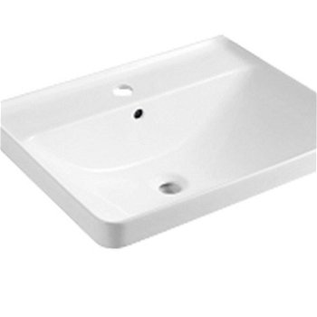 MEREO - Nábytkové umývadlo , 61x47,5x20,5 cm, keramické, biele UC6148