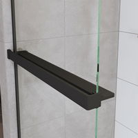 MEREO - Polička k WALK IN, 120 cm, čierny ALU CK10620PB