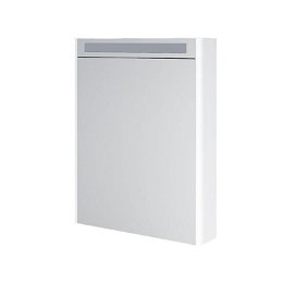 MEREO - Siena, kúpeľňová galérka 64 cm, zrkadlová skrinka, biela lesk CN415GB