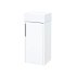MEREO - Vigo, kúpeľňová skrinka s keramickým umývadlom, 33 cm, bílá CN350