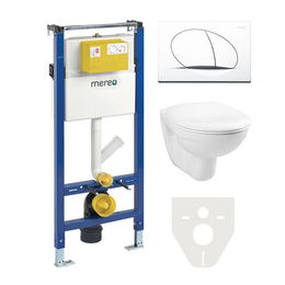 MEREO - WC komplet pre sádrokartón s príslušenstvom MM02SET