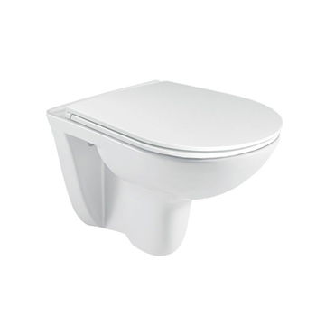 MEREO - WC závesné, RIMLESS, 530x355x360, keramické, vr. sedátka CSS113S VSD81S