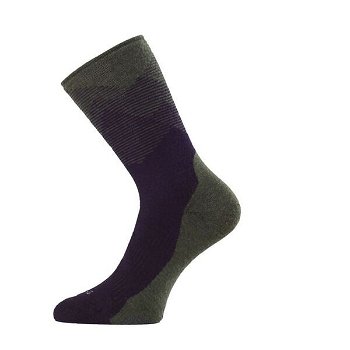 Merino ponožky Lasting FWN-696 zelené