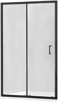 MEXEN - Apia posuvné sprchové dvere 140, transparent, čierna 845-140-000-70-00