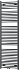 MEXEN - Ares vykurovací rebrík/radiátor 1800 x 600 mm, 958 W, antracit W102-1800-600-00-66