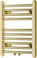 MEXEN - Ares vykurovací rebrík/radiátor 500 x 400 mm, 141 W, zlatá W102-0500-400-00-50