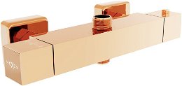 MEXEN - Cube termostatická sprchová batéria ružové zlato 77250-60