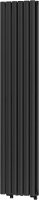 MEXEN - Dallas vykurovací rebrík/radiátor 1600 x 360 mm, 1039 W, čierny W214-1600-360-00-70