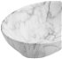 MEXEN - Elza umývadlo na dosku 40 x 33 cm, biely kameň 21014094