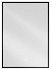 MEXEN - Erma zrkadlo s osvetlením 50 x 70 cm, LED 6000K, čierny rám 9814-050-070-611-70