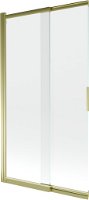 MEXEN - Fox 2-krídla posuvná vaňová zástena 100 x 150 cm, transparent, zlatá 891-100-002-50-00