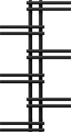 MEXEN - Jar vykurovací rebrík/radiátor 1005 x 550 mm, 339 W, čierna W115-1005-550-00-70