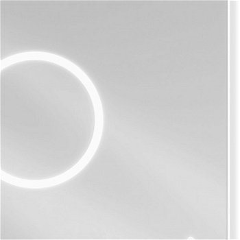 MEXEN - Koga zrkadlo s osvetlením 100 x 80 cm, LED 600 9821-100-080-611-00