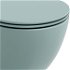 MEXEN - Lena Závesná WC misa Rimless vrátane sedátka s slow, Duroplast, svetlo zelená mat 30224048