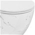 MEXEN - Lena Závesná WC misa vrátane sedátka s slow-slim, Duroplastu, biely kameň 30224093