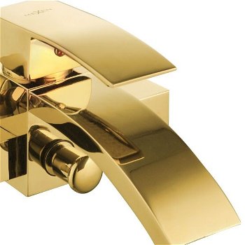 MEXEN - Libra vaňová batéria, zlatá 745130-50