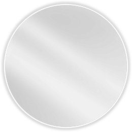 MEXEN - Loft zrkadlo 100 cm, biely rám 9850-100-100-000-20