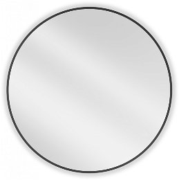 MEXEN - Loft zrkadlo 85 cm, čierny rám 9850-085-085-000-70