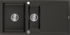 MEXEN MEXEN - Andres granitový drez 1.5 s odkvapkávačom 1000x500 mm, čierna / zlatá kovová 6515101510-75