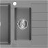 MEXEN MEXEN - Andres granitový drez 1.5 s odkvapkávačom 1000x500 mm, sivá 6515101510-71