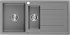 MEXEN MEXEN - Andres granitový drez 1.5 s odkvapkávačom 1000x500 mm, sivá 6515101510-71