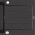 MEXEN MEXEN - Bruno granitový drez 1 s odkvapkávačom 795x495 mm, čierna spotty 6513791010-76