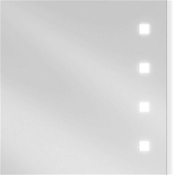 MEXEN - Ner zrkadlo s osvetlením 60 x 80 cm, LED 600 9809-060-080-611-00