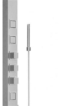 MEXEN - Orco sprchový panel, chróm 7607-03-00