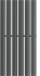MEXEN - Oregon vykurovací rebrík/radiátor 1200 x 360 mm, 417 W, antracit W202-1200-350-00-66