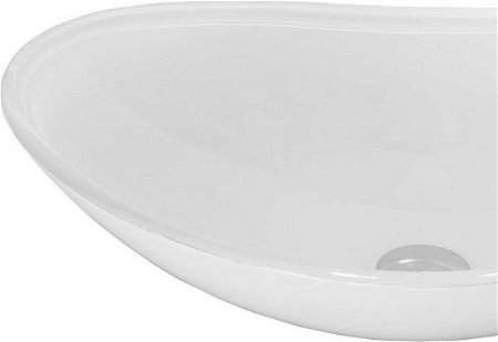 MEXEN - Sonia sklenené umývadlo 54 cm, biela 24145430