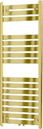 MEXEN - Urán vykurovací rebrík/radiátor 1200 x 500 mm, 416 W, zlatá W105-1200-500-00-50