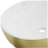 MEXEN - Viki umývadlo na dosku 48 x 35 cm, biela/zlatá vzor 21054817